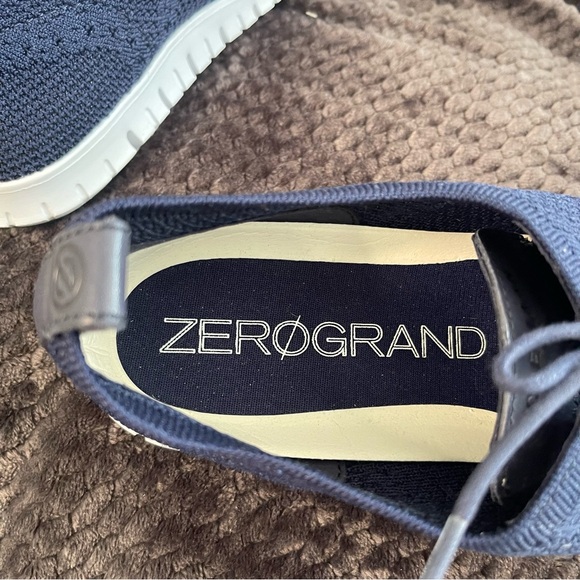 Cole Haan Women’s Zero Grand StitchLite Wingtip Oxfords Blue Knit NEW! - Picture 6 of 8